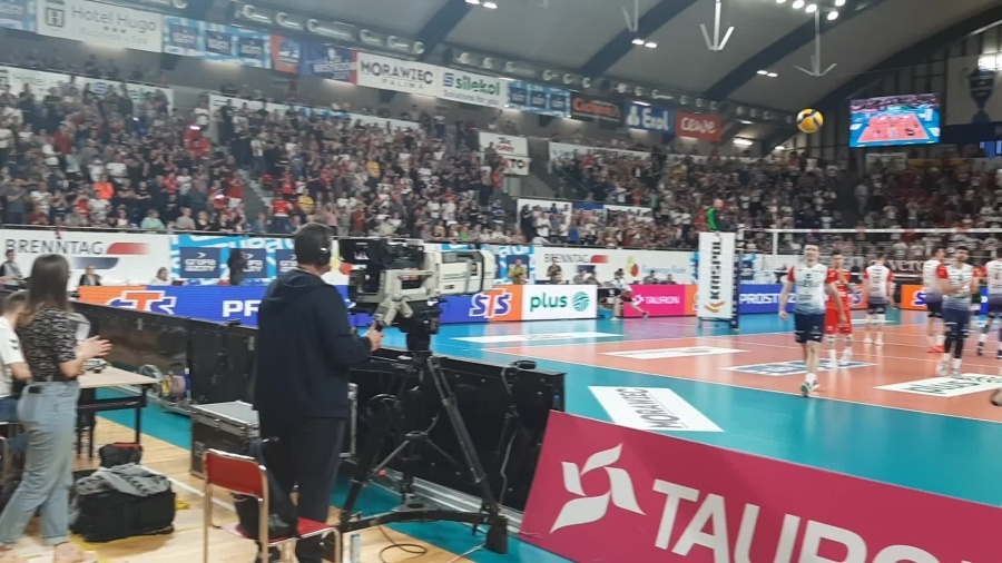 Trzeci mecz półfinału play-off PlusLigi pomiędzy Grupą Azoty ZAKSA Kędzierzyn-Koźle i Aluronem CMC Wartą Zawiercie