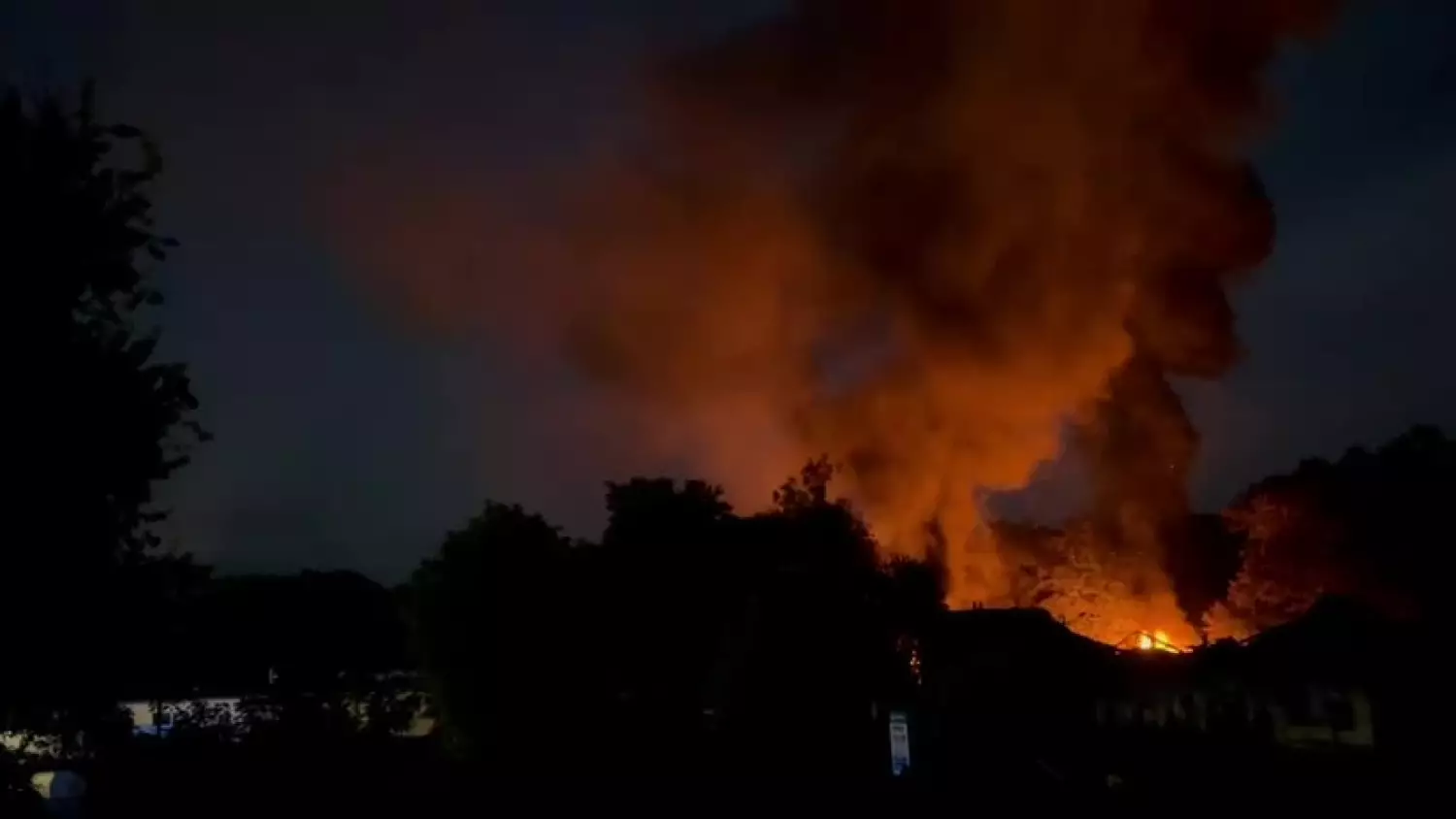 Pożar na terenie magazynu w Kędzierzynie-Koźlu