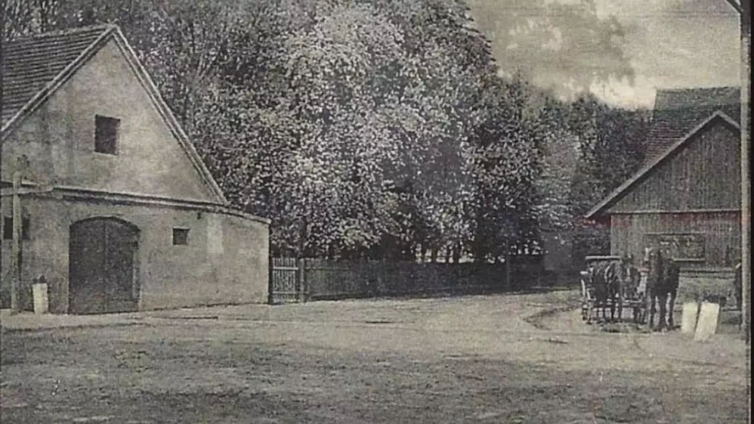 Sławięcice na starej widokówce