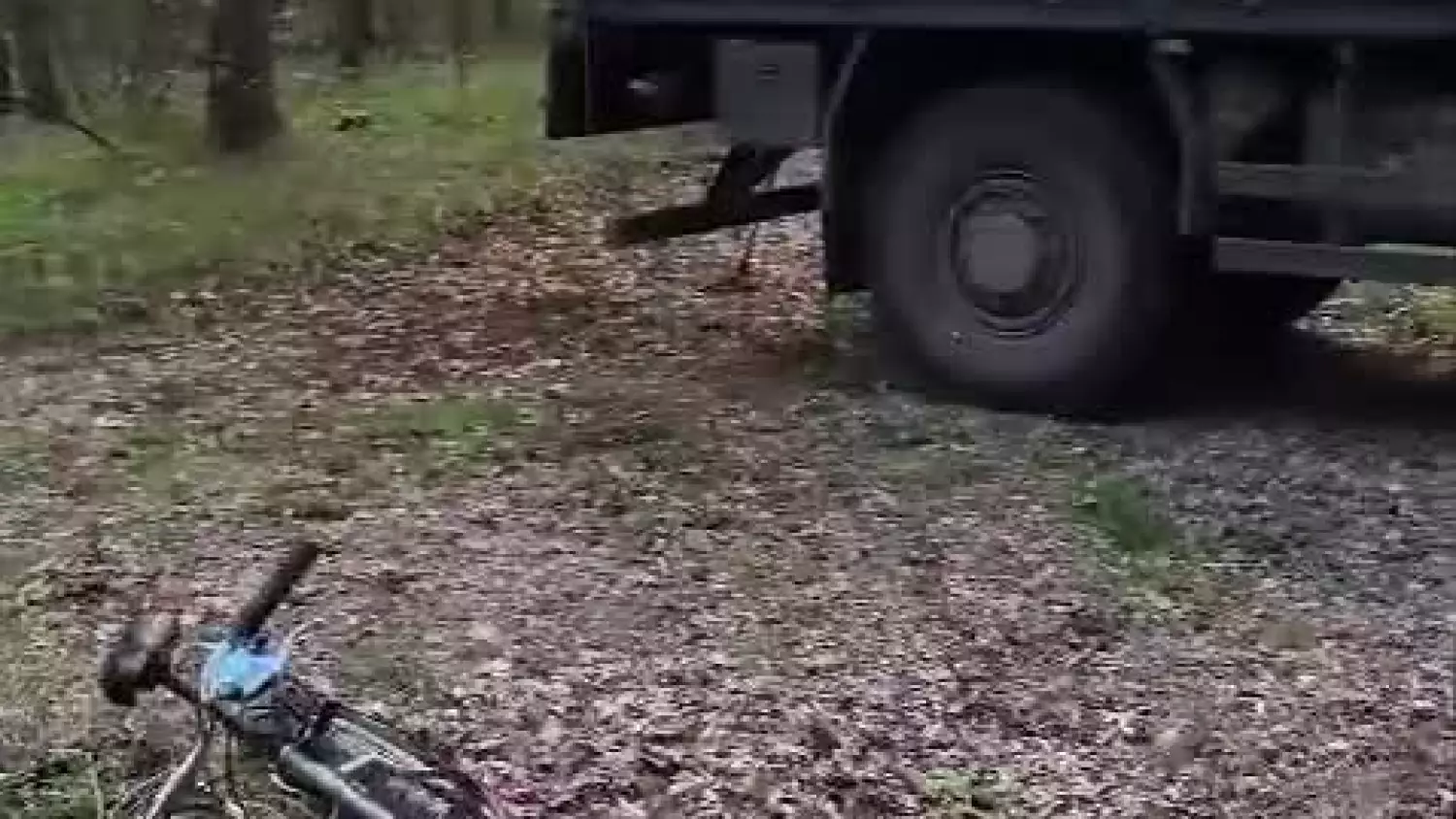 Niewybuchy w lesie na osiedlu Azoty