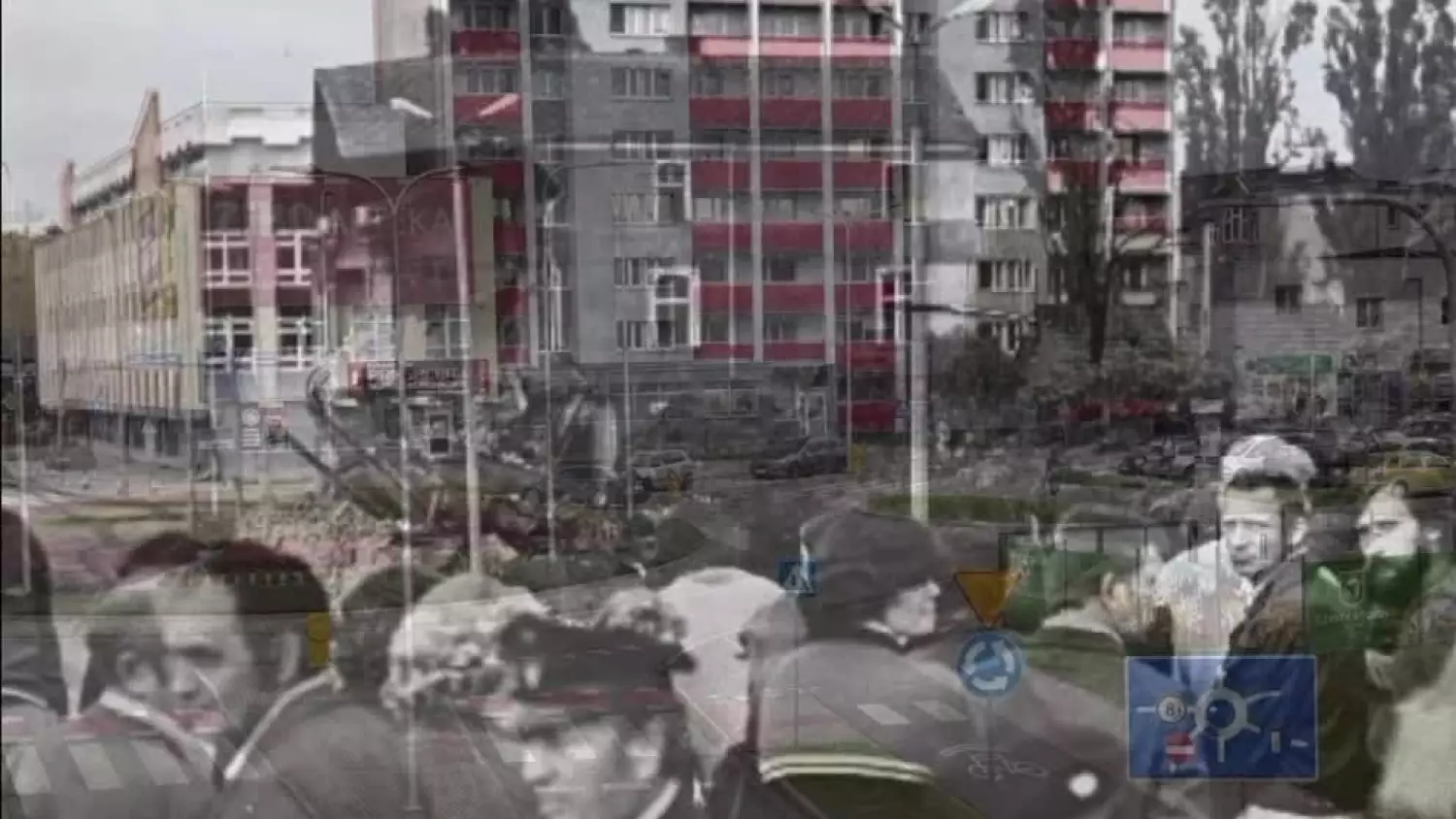 Wyburzanie starego budynku w centrum Kędzierzyna