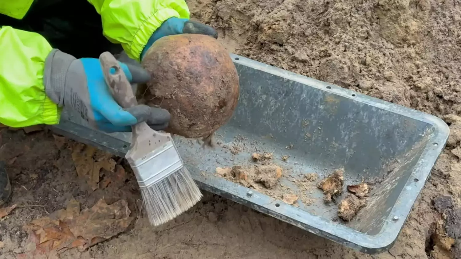 Ekshumacja grobu w Ortowicach