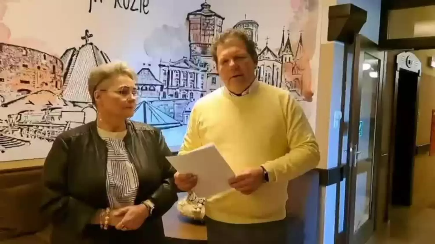 Radni miejscy Małgorzta Lipczyńska i Adam Oczoś w sprawie zanieczyszczenia wody w Blachowni